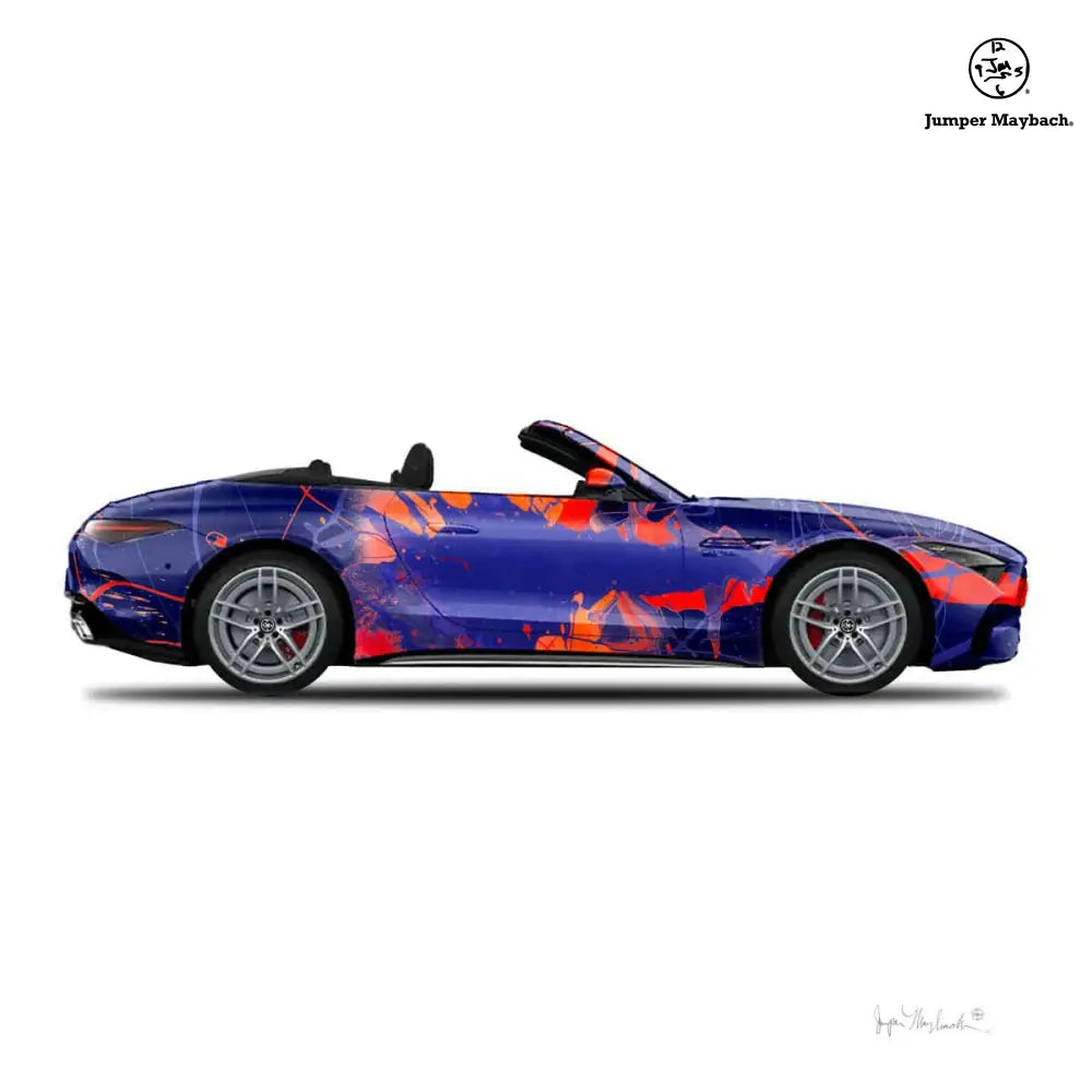 1 - New Galaxy Car by Jumper Maybach® (Print on Canvas) - Jumper Maybach Prints