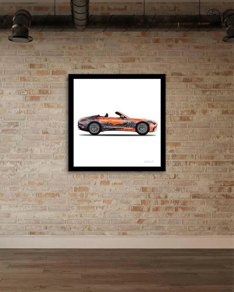 1 - Orange Eclipse Car by Jumper Maybach® (Print on Paper) - Jumper Maybach Prints
