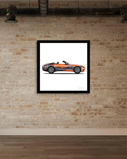 1 - Orange Eclipse Car by Jumper Maybach® (Print on Paper) - Jumper Maybach Prints