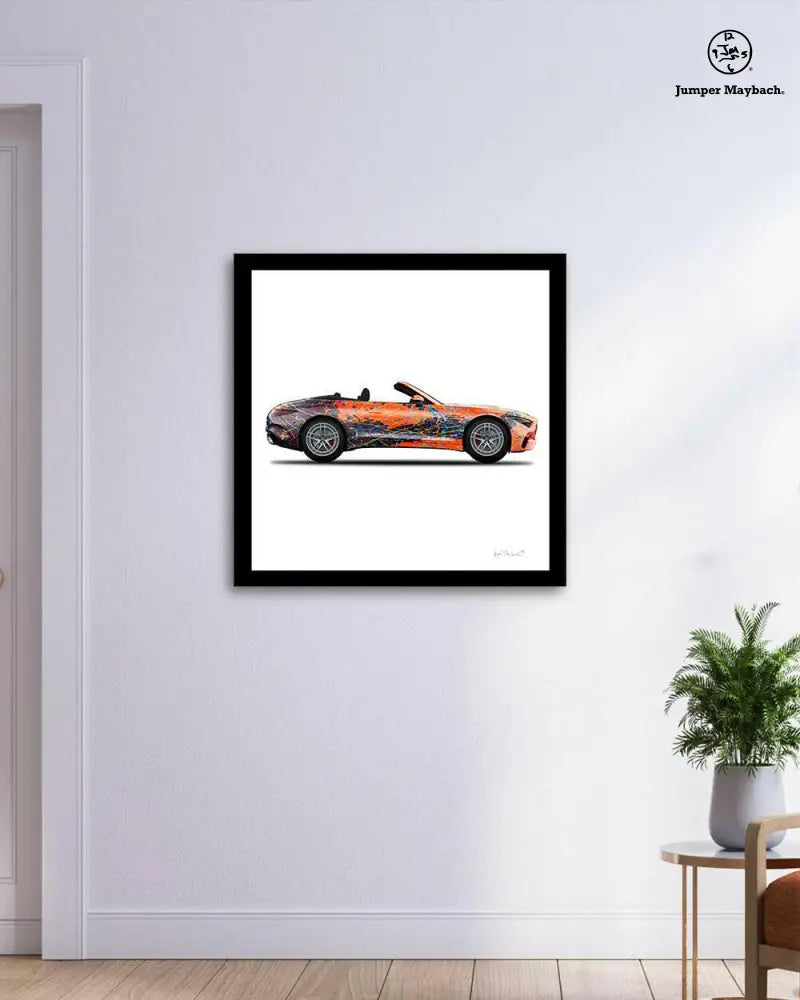 1 - Orange Eclipse Car by Jumper Maybach® (Print on Paper) - Jumper Maybach Prints