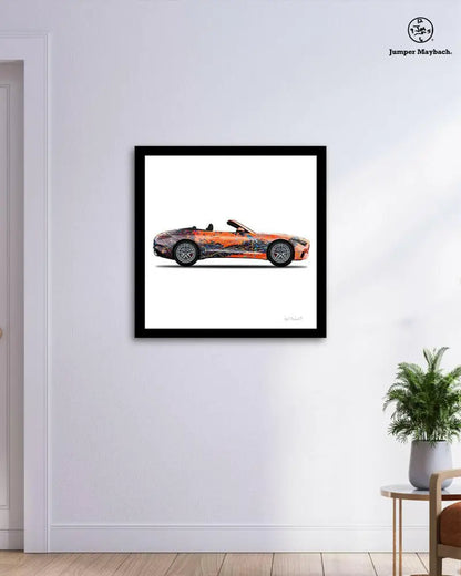 1 - Orange Eclipse Car by Jumper Maybach® (Print on Paper) - Jumper Maybach Prints