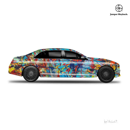 1 - Taffy Galaxy Whew Car by Jumper Maybach® (Print on Canvas) - Jumper Maybach Prints