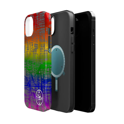 Rainbow Matrix by Jumper Maybach® - MagSafe Tough Cases - Jumper Maybach