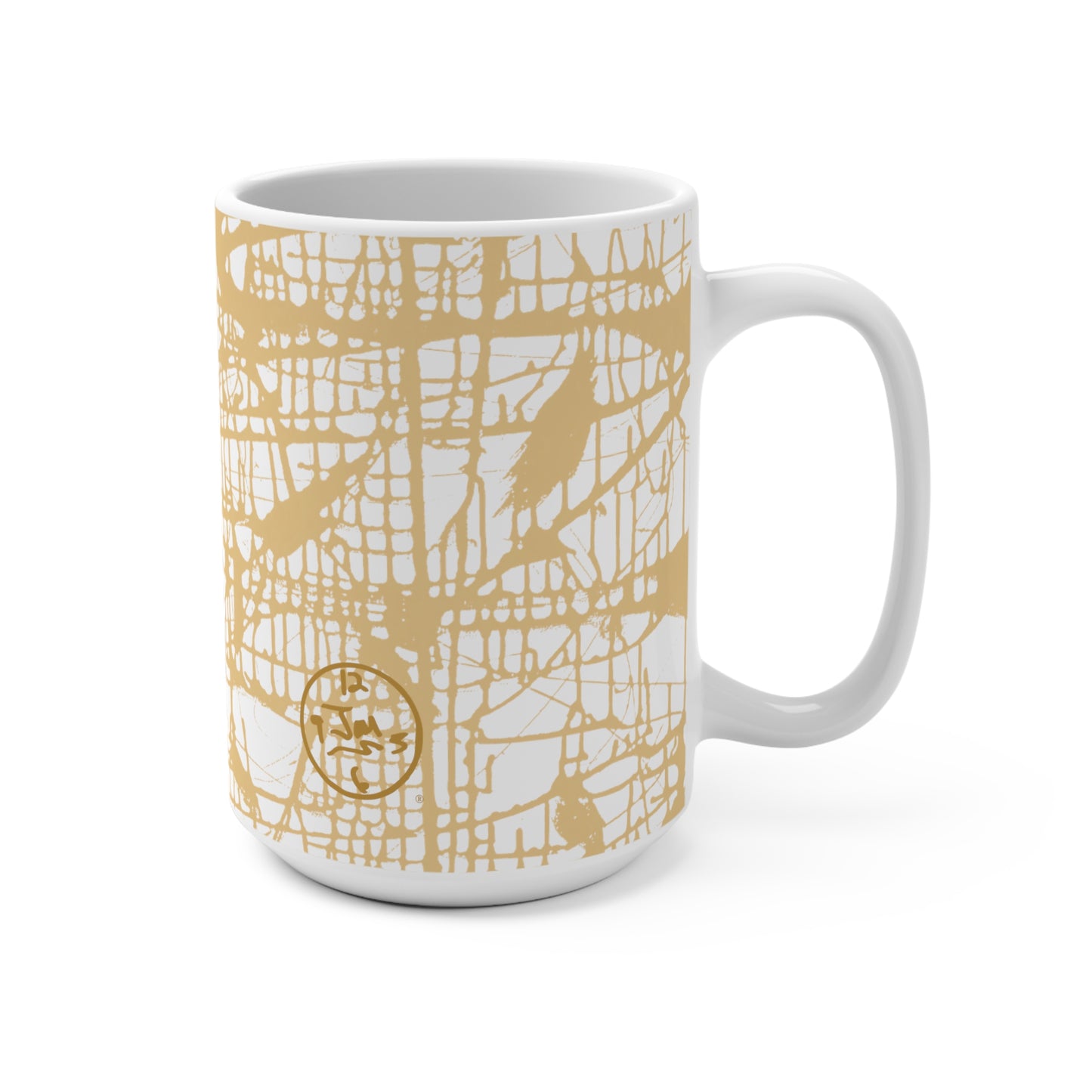 Honey Matrix 15oz Mug by Jumper Maybach® - Jumper Maybach