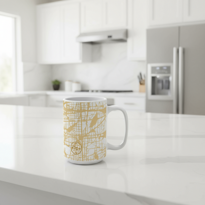 Honey Matrix 15oz Mug by Jumper Maybach®