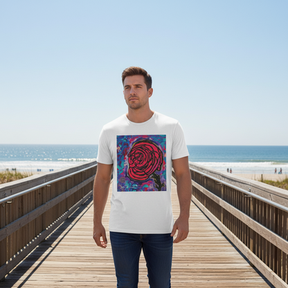 Cotton Candy Rose by Jumper Maybach® - MEN'S Cotton Crew Tee - Jumper Maybach