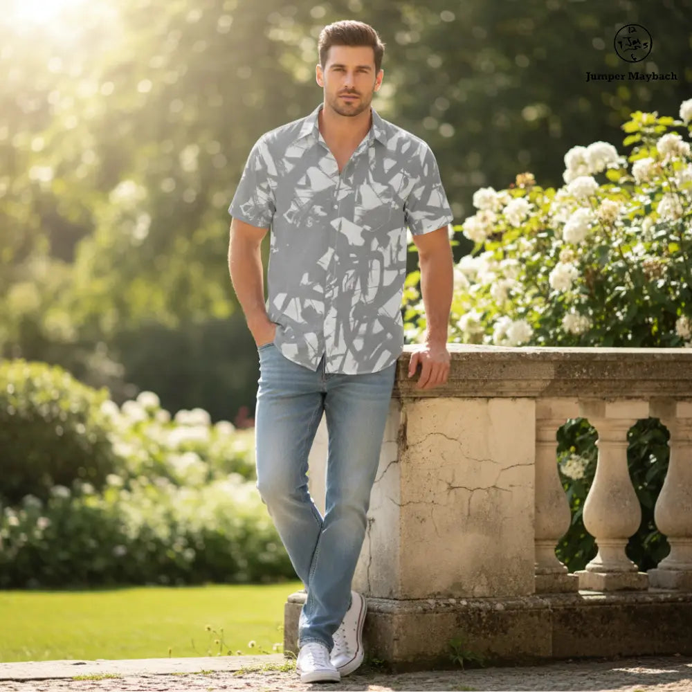 White Winds PLUS SIZE Resort UNISEX Shirt by Jumper Maybach® - Jumper Maybach