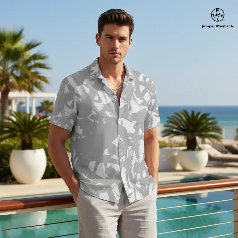 White Winds PLUS SIZE Resort UNISEX Shirt by Jumper Maybach® - Jumper Maybach