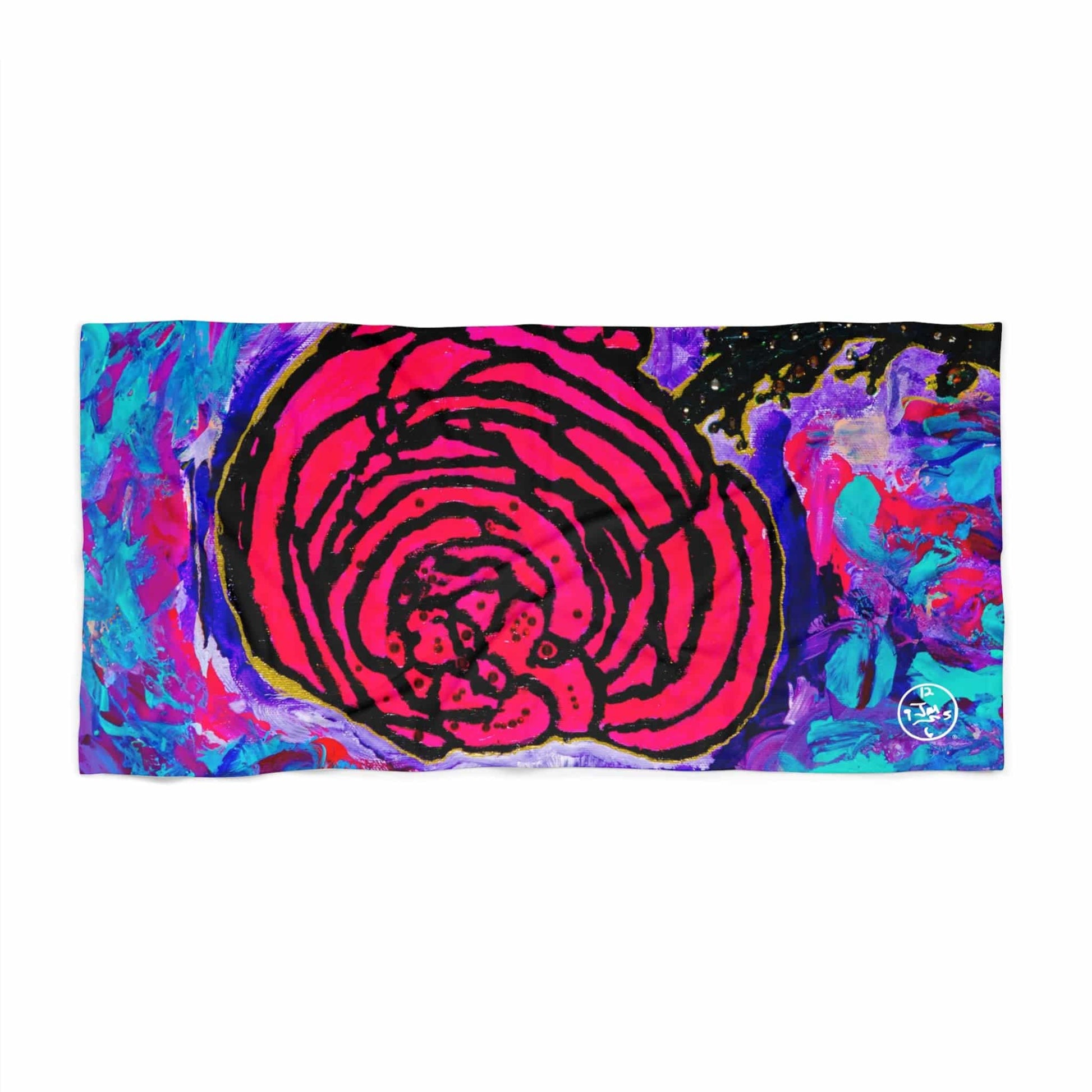 Cotton Candy Rose Beach Towel by Jumper Maybach® - Jumper Maybach