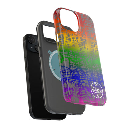 Rainbow Matrix by Jumper Maybach® - MagSafe Tough Cases - Jumper Maybach