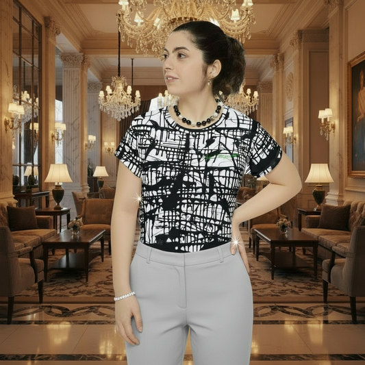 Dark Matrix by Jumper Maybach® - WOMEN'S Short Sleeve Shirt - Jumper Maybach