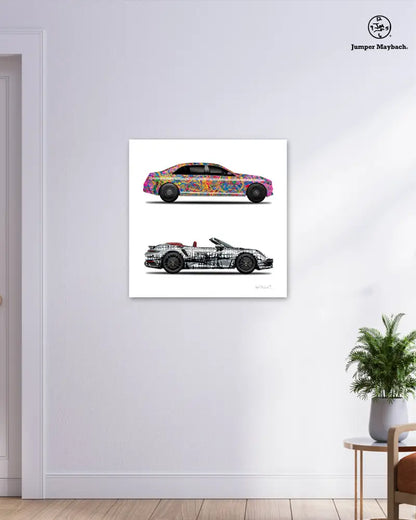 2 - Quantum Dream & Dark Matrix Cars by Jumper Maybach® (Print on Canvas) - Jumper Maybach Prints