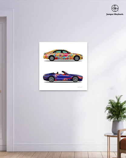 2 - World Jumper & New Galaxy Cars by Jumper Maybach® (Print on Canvas) - Jumper Maybach Prints