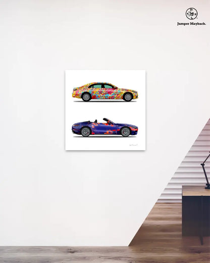 2 - World Jumper & New Galaxy Cars by Jumper Maybach® (Print on Canvas) - Jumper Maybach Prints