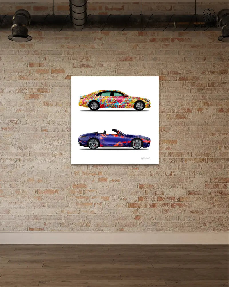 2 - World Jumper & New Galaxy Cars by Jumper Maybach® (Print on Canvas) - Jumper Maybach Prints