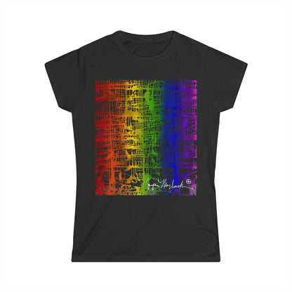 Rainbow Matrix WOMEN'S Softstyle Tee by Jumper Maybach® - Jumper Maybach