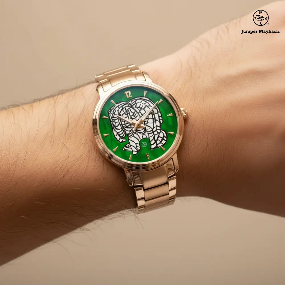 Noble Elephant Steel Strap Automatic Watch (With Indicators) by Jumper Maybach®