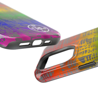 Rainbow Matrix by Jumper Maybach® - MagSafe Tough Cases - Jumper Maybach