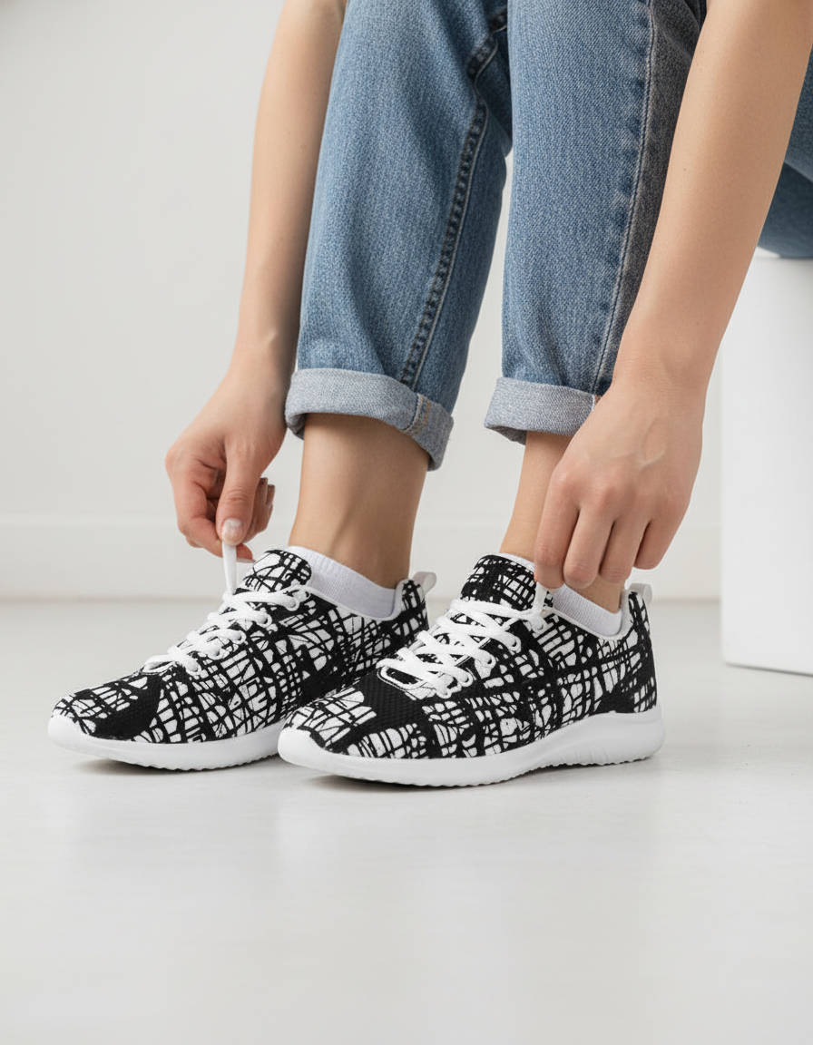 Dark Matrix Women's Athletic Shoe  by Jumper Maybach® - Jumper Maybach