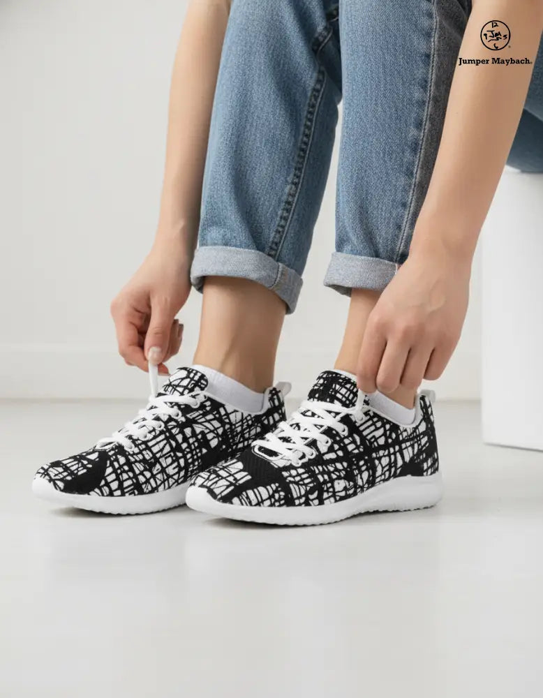 Dark Matrix Women's Athletic Shoe  by Jumper Maybach® - Jumper Maybach
