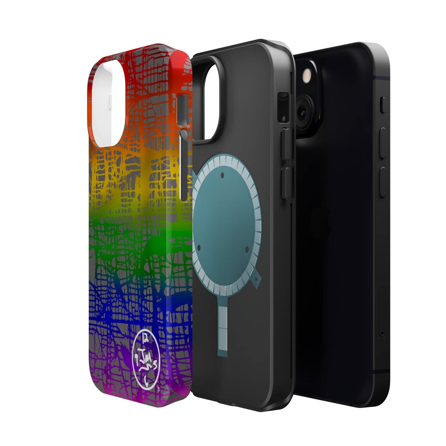 Rainbow Matrix by Jumper Maybach® - MagSafe Tough Cases - Jumper Maybach