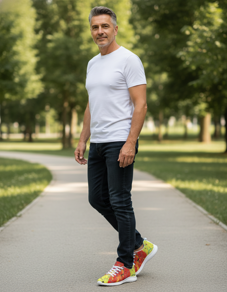 Red Rocket Men's Athletic Shoe by Jumper Maybach® - Jumper Maybach