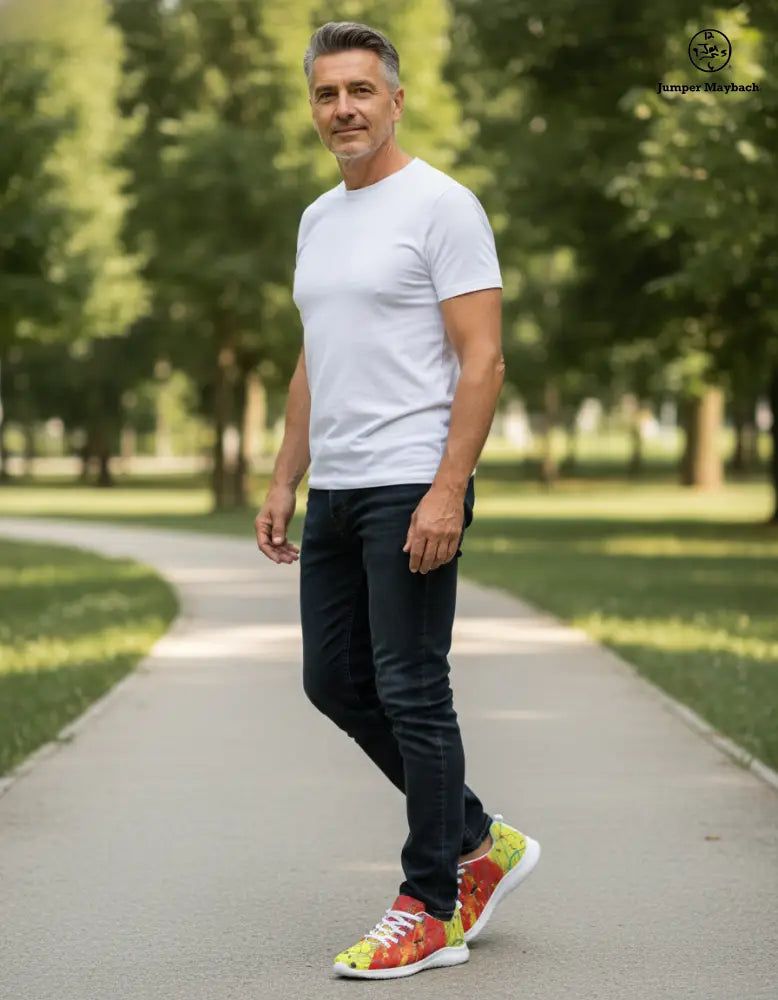 Red Rocket Men's Athletic Shoe by Jumper Maybach® - Jumper Maybach