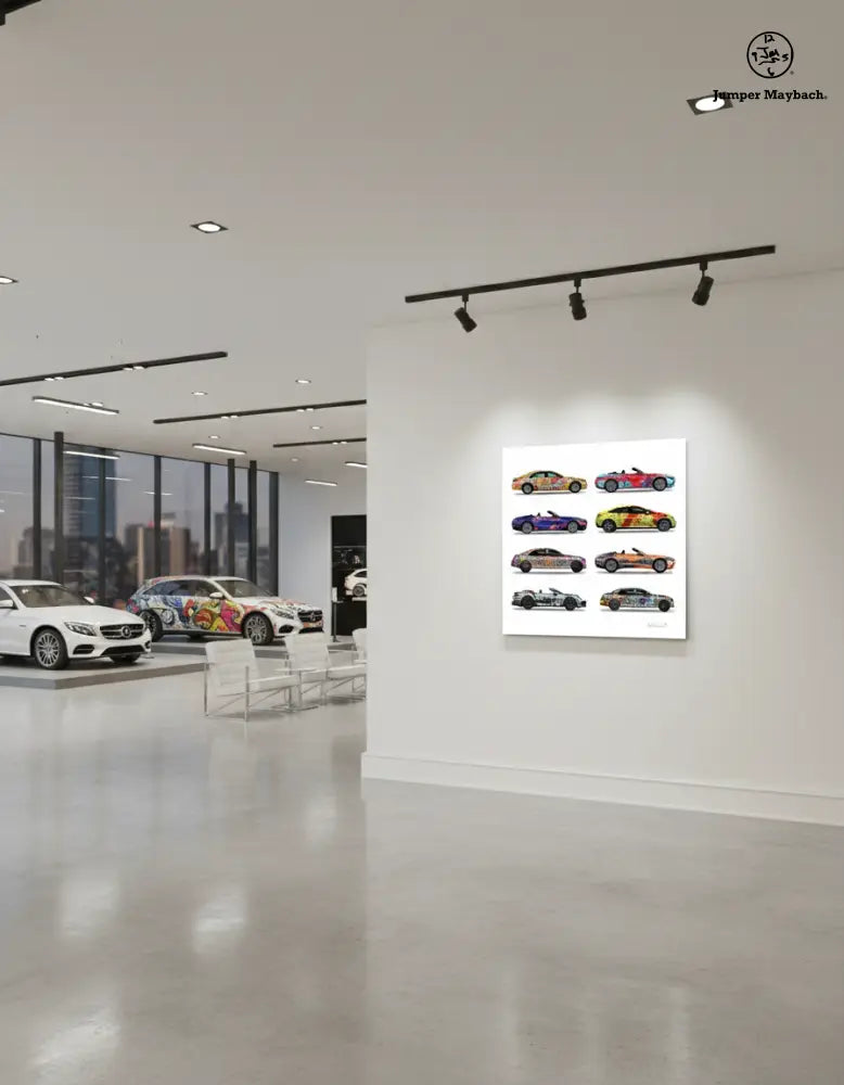 8 - Eight Cars by Jumper Maybach® (Print on Canvas) - Jumper Maybach Prints