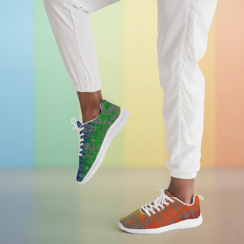 Rainbow Matrix - Athletic Shoe by Jumper Maybach®  MEN/WOMEN* - Jumper Maybach