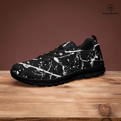 JetPrint Fulfillment Aliens on the Moon athletic sneakers by Jumper Maybach® featuring cosmic alien moon design for men and women.