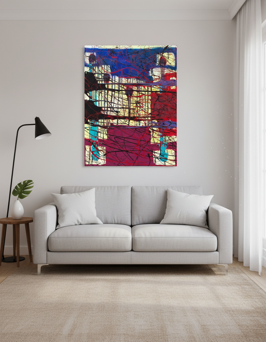 Abstract Man - Original Painting