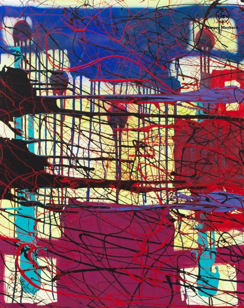 Abstract Man - Original Painting - Jumper Maybach