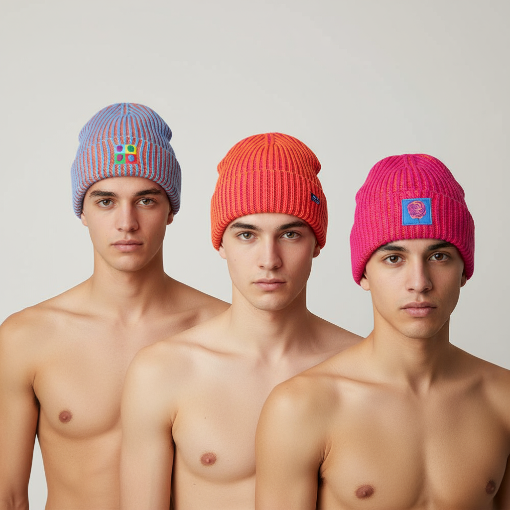 JM x BL COSMIC COLOR CONTRAST HAT | TANGERINE - Jumper Maybach