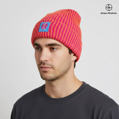 JM x BL COSMIC COLOR CONTRAST HAT | TANGERINE - Jumper Maybach