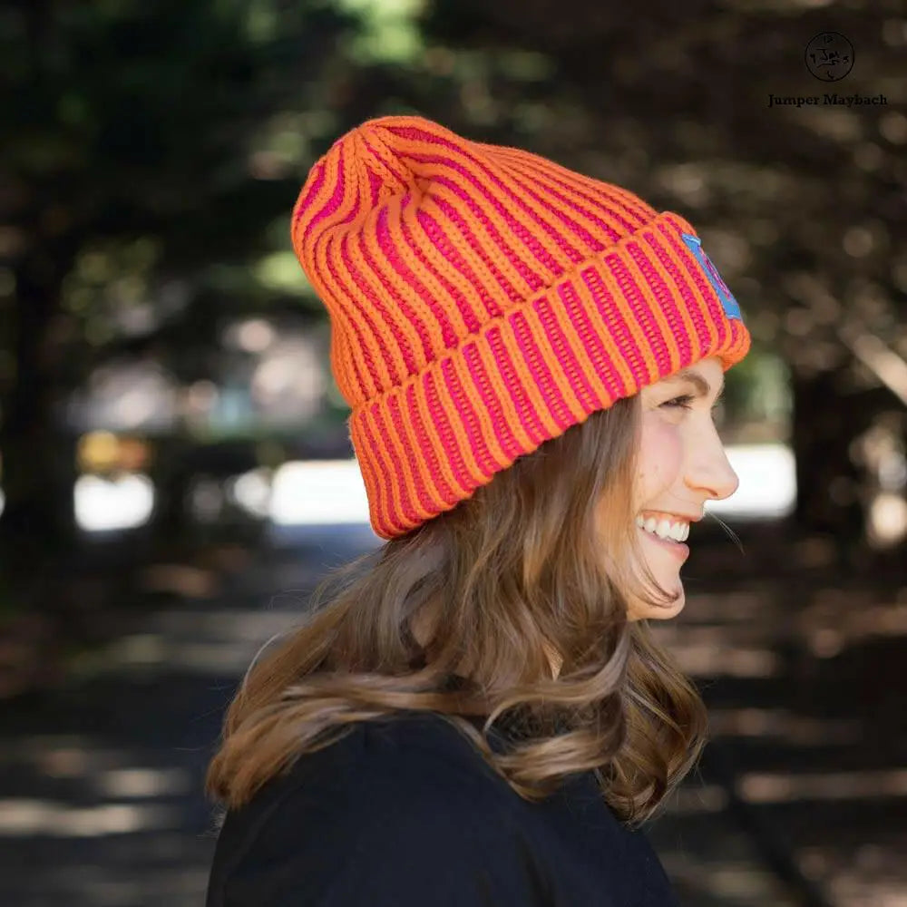 JM x BL COSMIC COLOR CONTRAST HAT | TANGERINE - Jumper Maybach