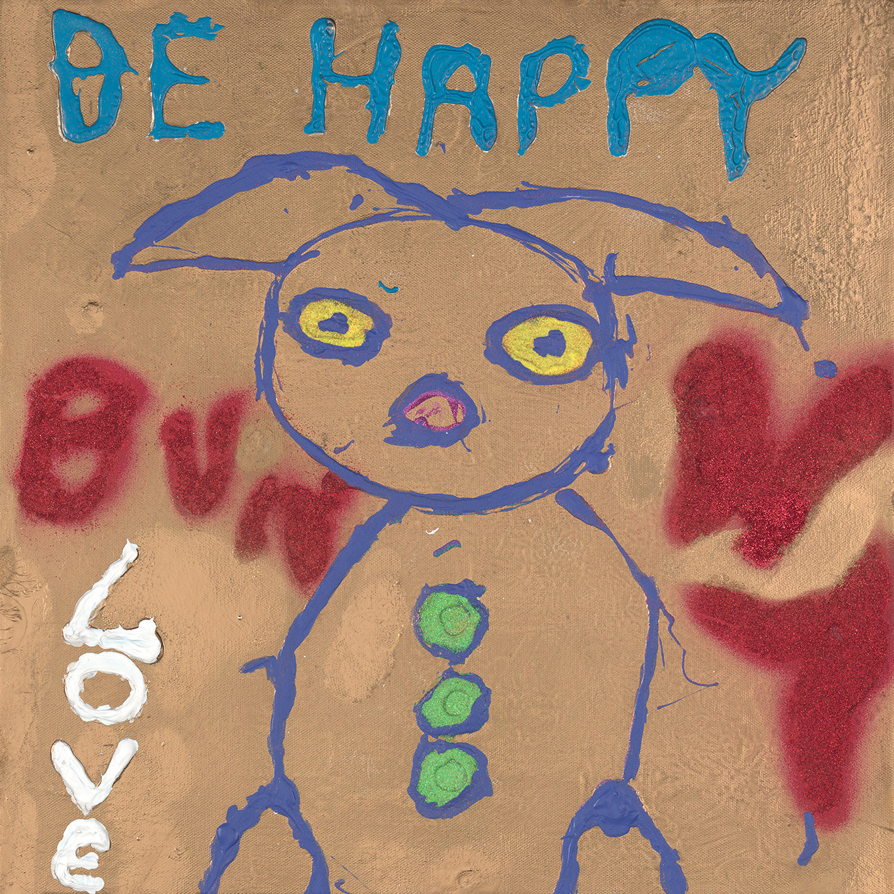 be-happy-bunny-original-painting