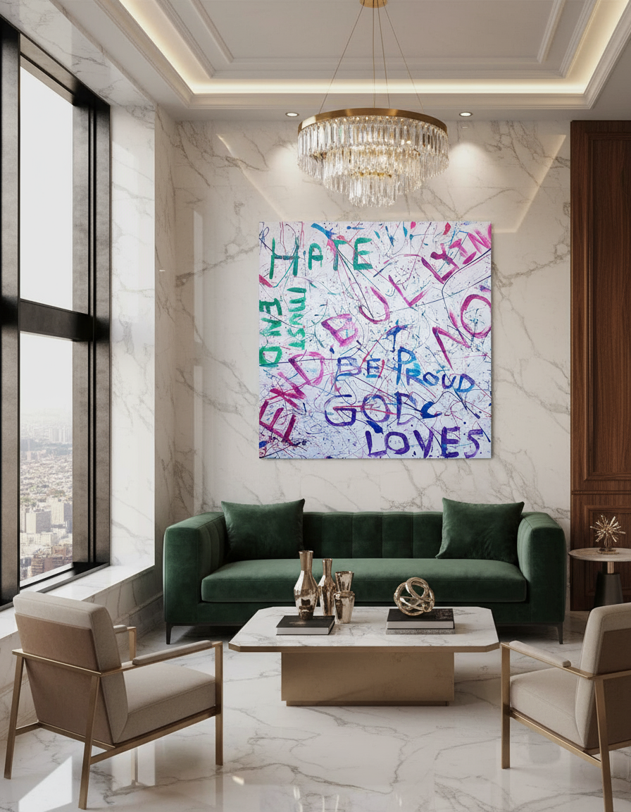 Be Proud #1  (Print on Canvas) - Jumper Maybach