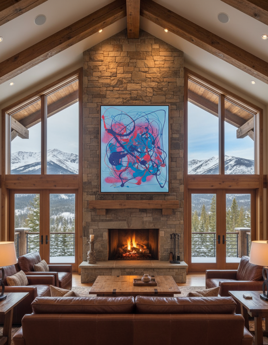 Blue Cosmo - Original Painting