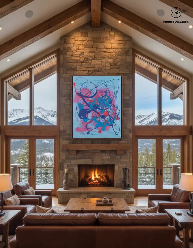 Blue Cosmo - Original Painting - Jumper Maybach