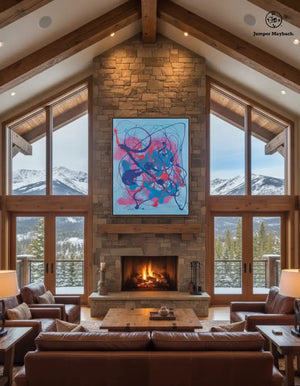 Blue Cosmo - Original Painting