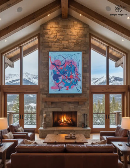 Blue Cosmo - Original Painting - Jumper Maybach
