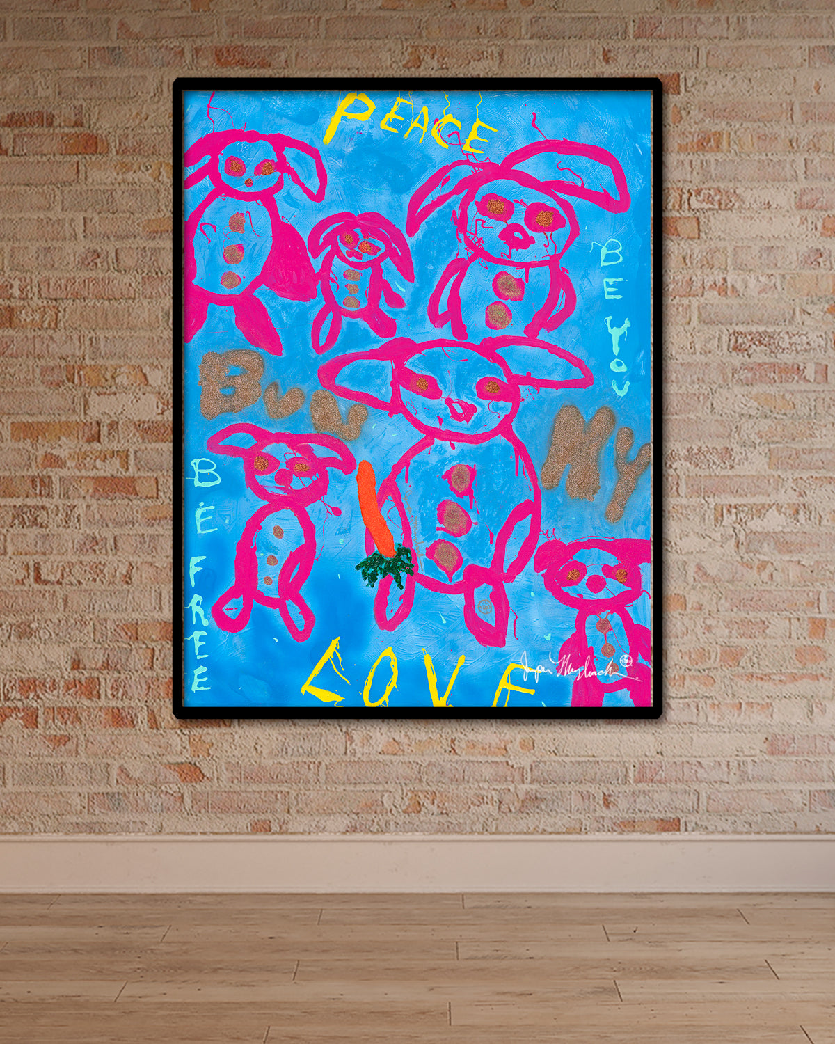 Bunny Love by Jumper Maybach® (Print on Paper)