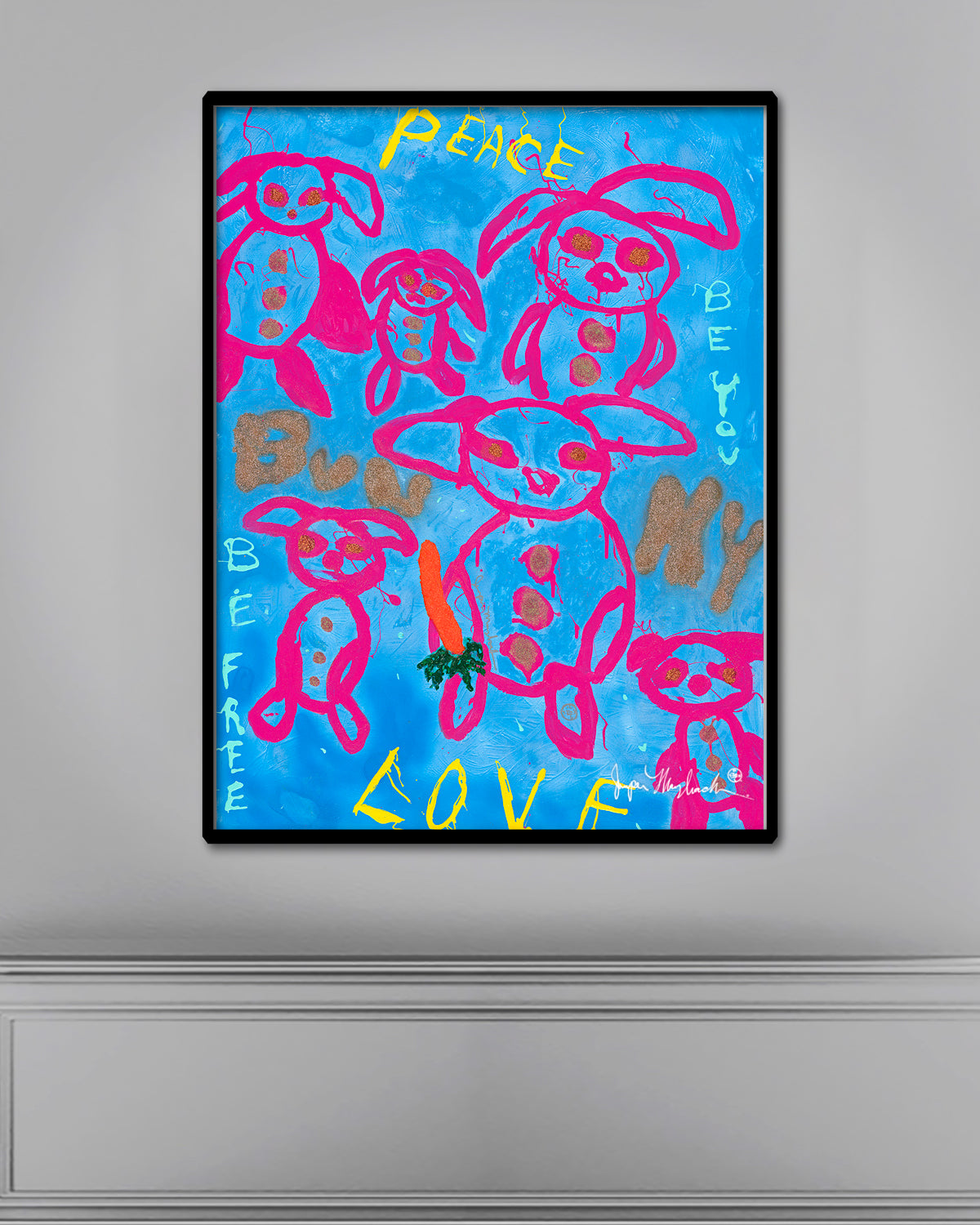 Bunny Love by Jumper Maybach® (Print on Paper)