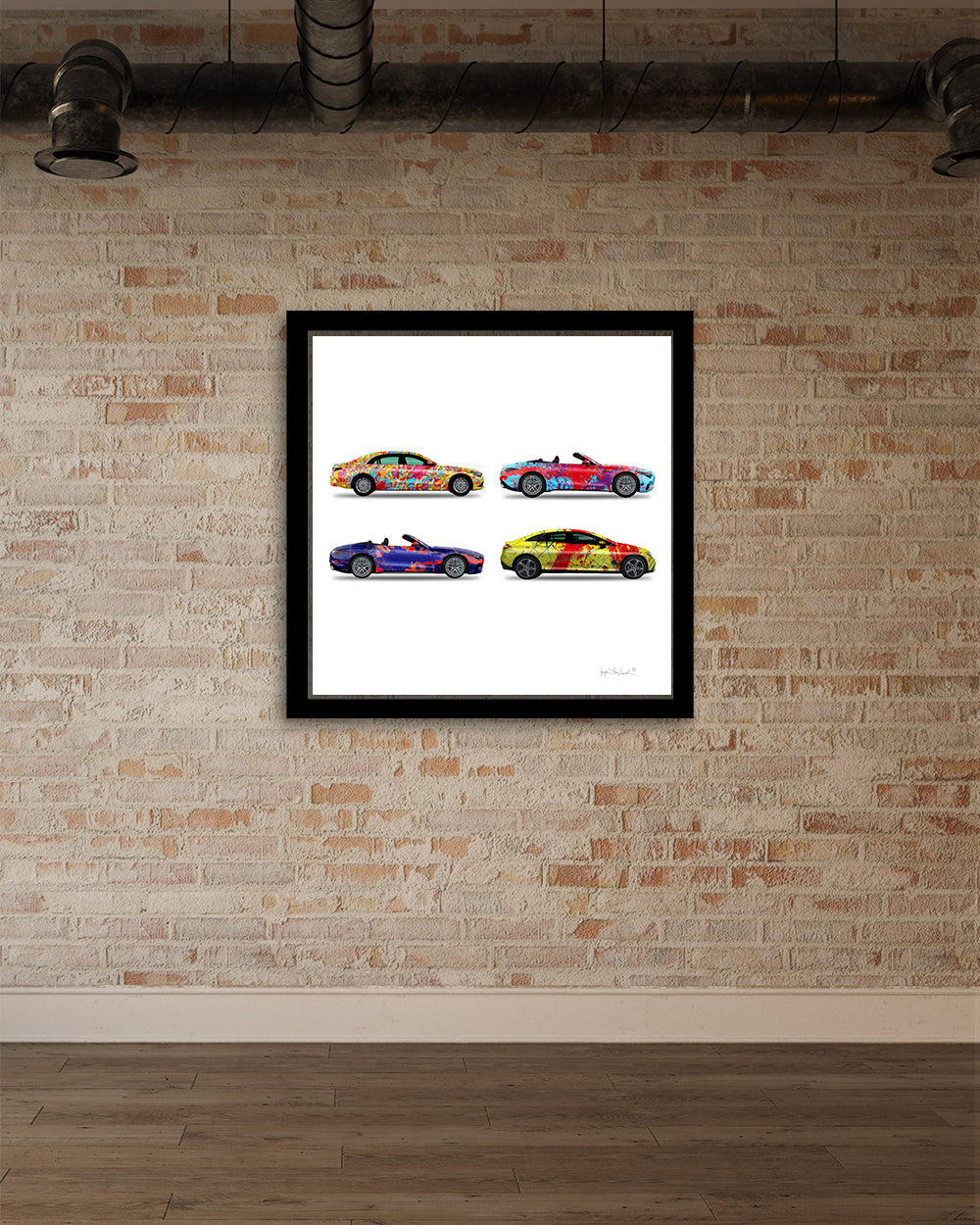 4 - Four Cars by Jumper Maybach® (Print on Paper)