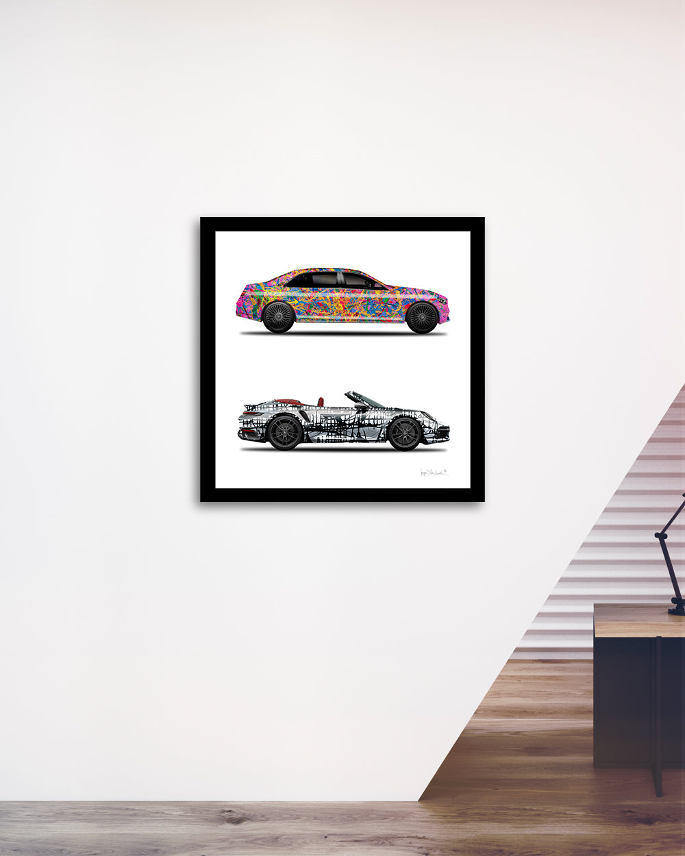 2 - Quantum Dream & Dark Matrix Cars by Jumper Maybach® (Print on Paper)