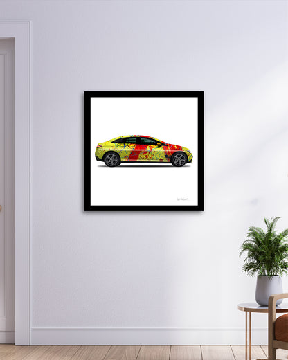 1 - Red Rocket Car by Jumper Maybach® (Print on Paper)