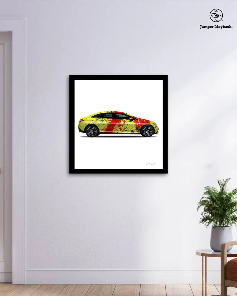1 - Red Rocket Car by Jumper Maybach® (Print on Canvas)