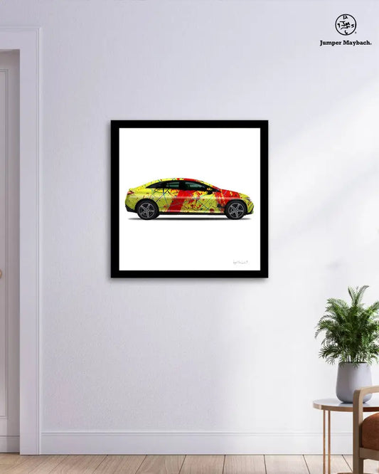 1 - Red Rocket Car by Jumper Maybach® (Print on Canvas)