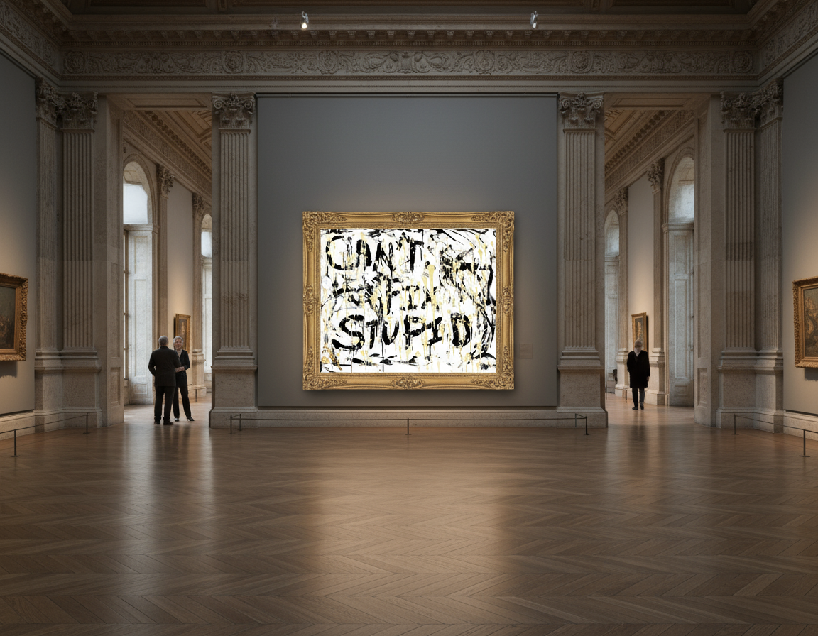 Can't Fix Stupid - Original Painting