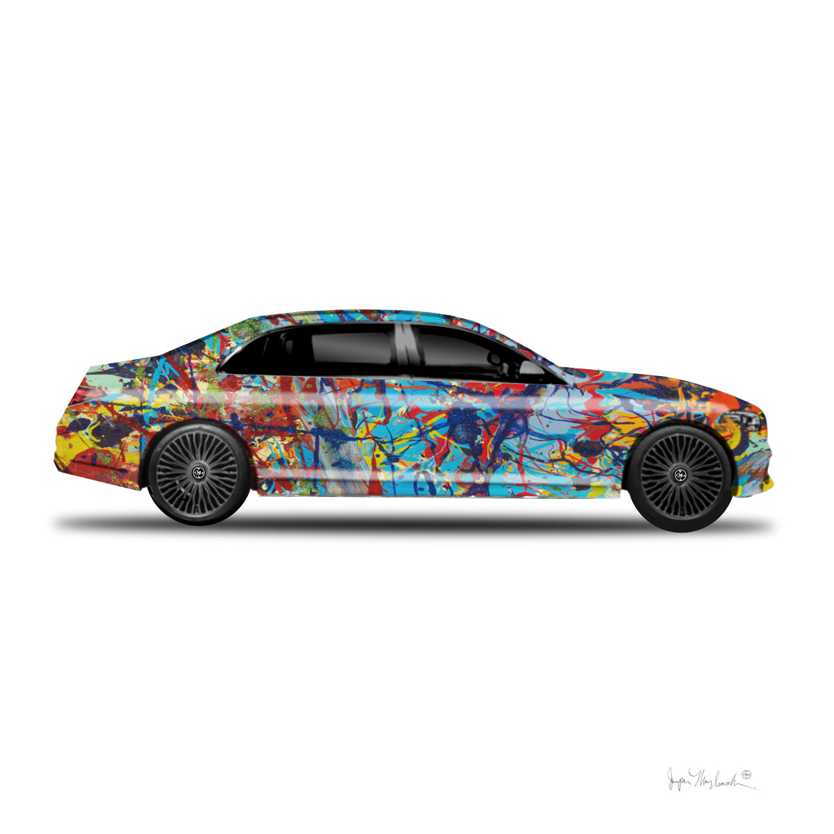 1 - Taffy Galaxy Whew Car by Jumper Maybach® (Print on Canvas)